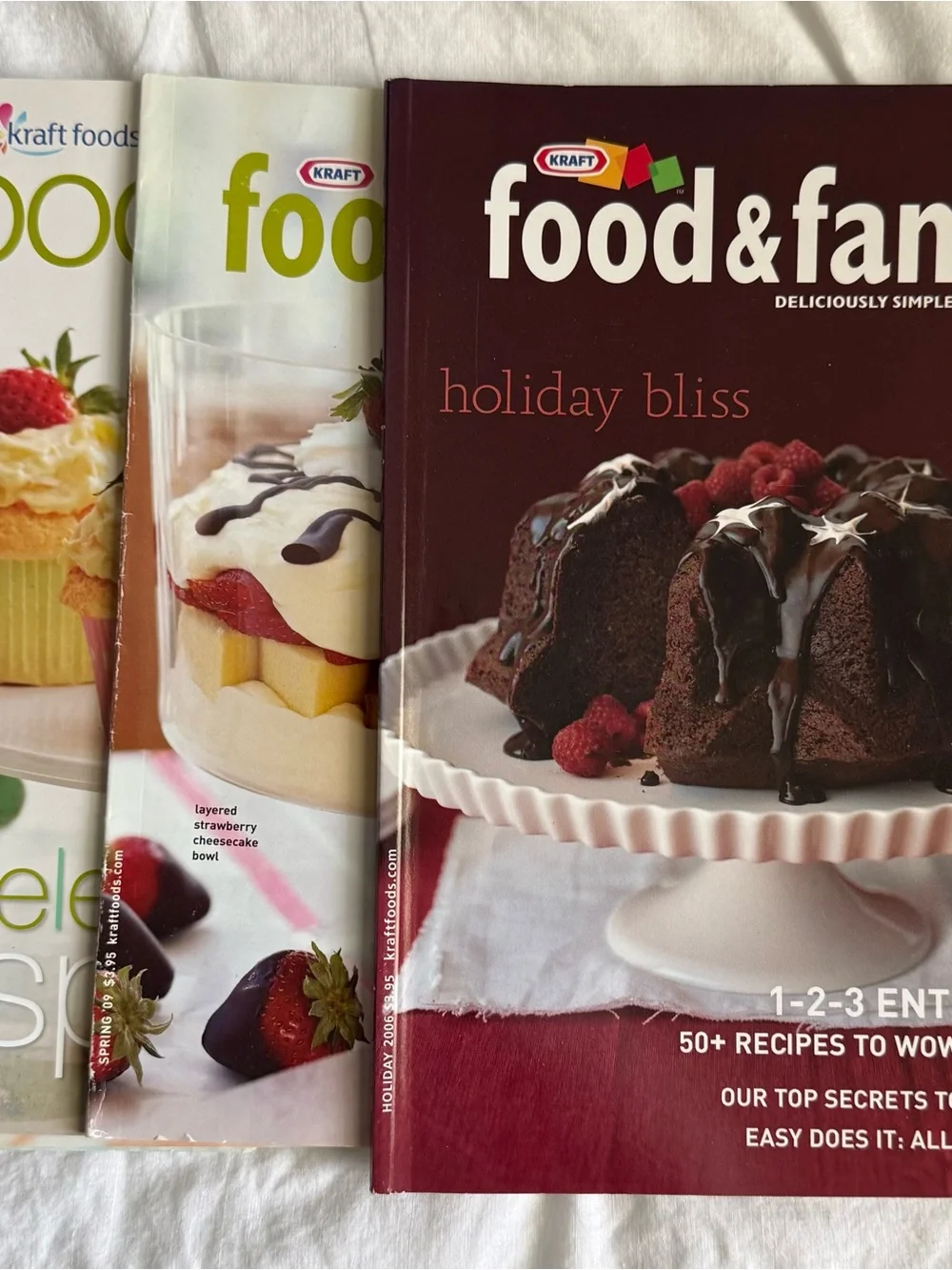 Kraft food&family Magazine Lot 15/2006-2018 Issues/Cooking/ Illustrated